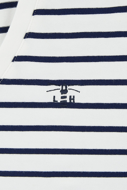 Ariana Tee - Navy Stripe - Lighthouse