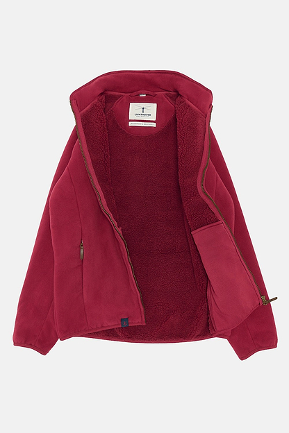Avon Waterproof Fleece - Maroon-Lighthouse