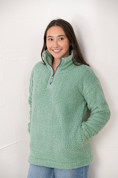 Bay Sherpa Fleece - Basil - Lighthouse