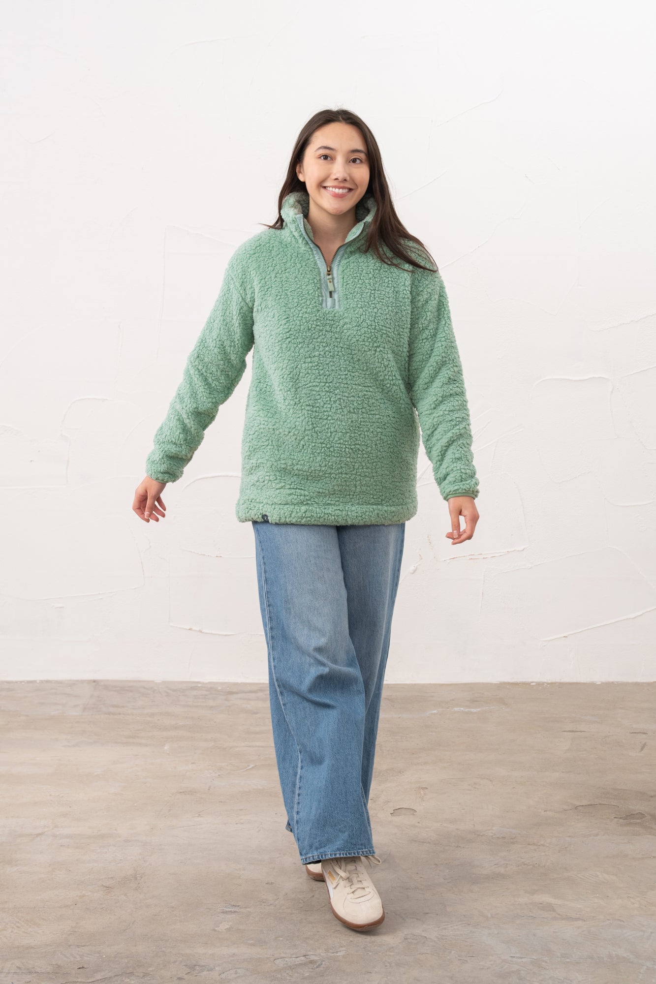 Bay Sherpa Fleece - Basil - Lighthouse
