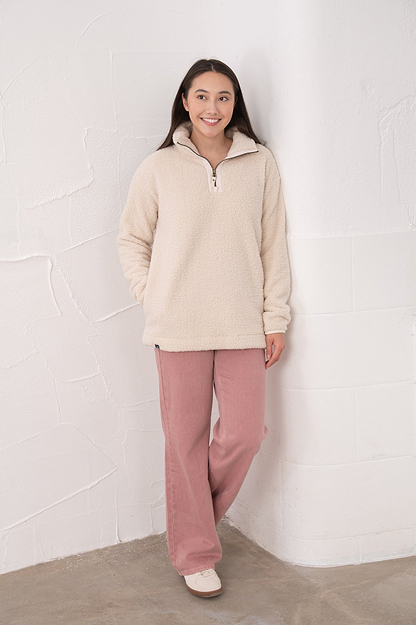 Bay Sherpa Fleece - Cream - Lighthouse