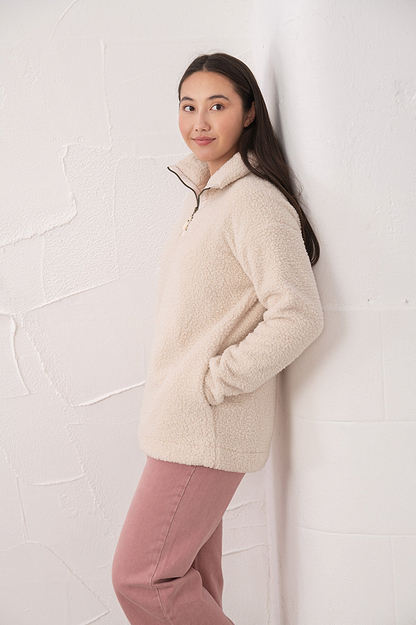 Bay Sherpa Fleece - Cream - Lighthouse