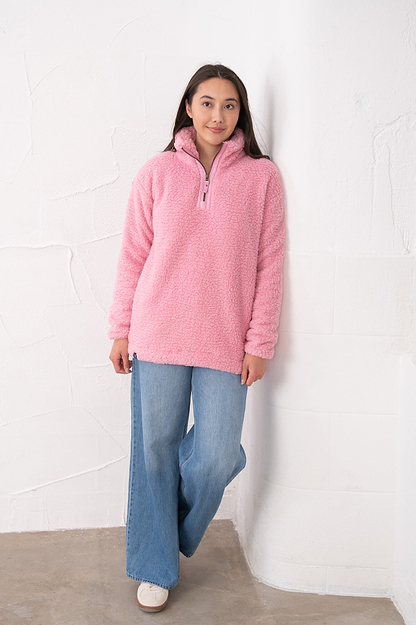 Bay Sherpa Fleece - Pink - Lighthouse