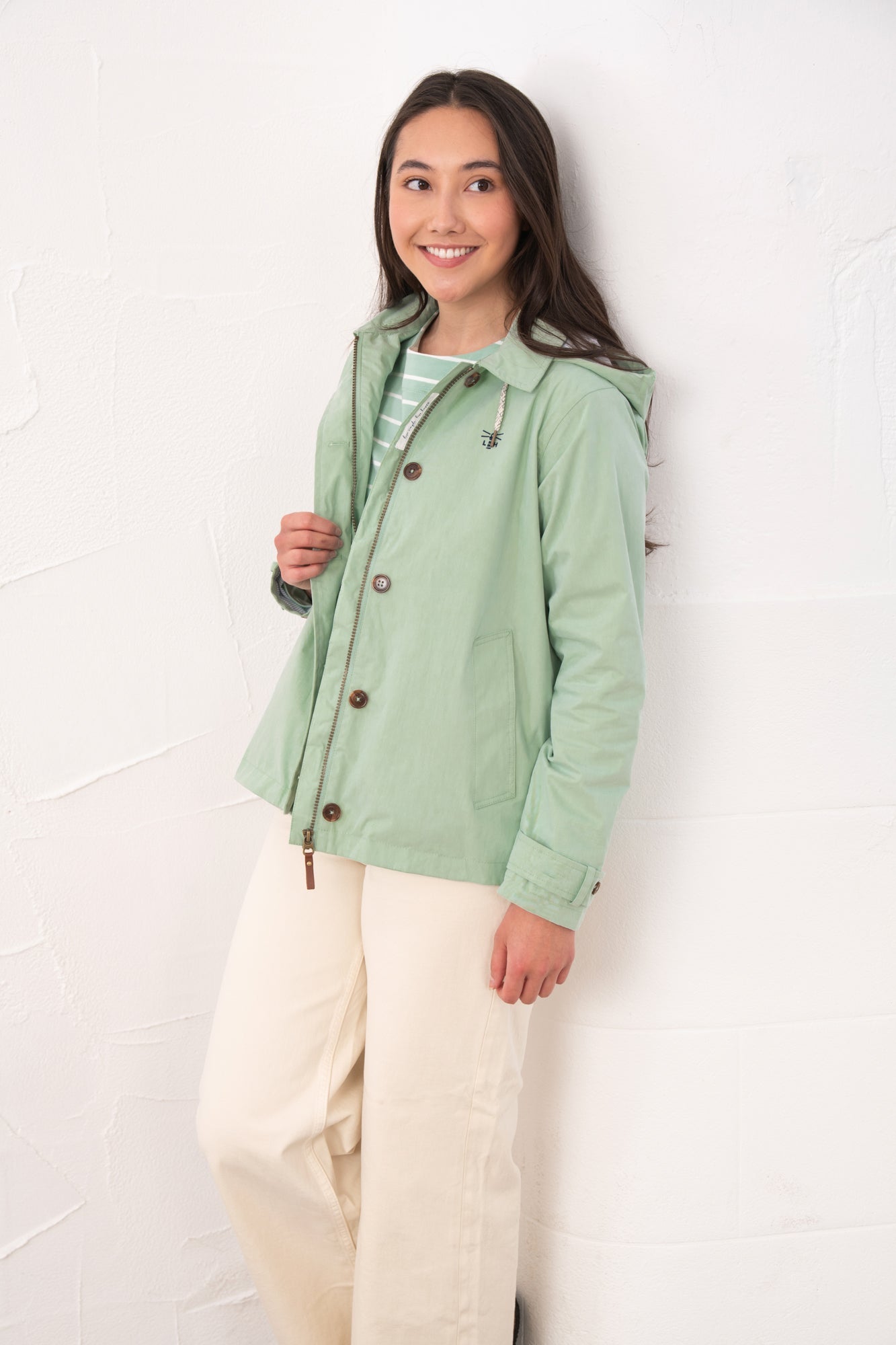 Blair Coat - Mint - Lighthouse