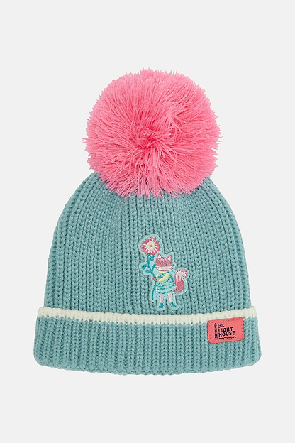 Bobbie Bobble Hat - Fox Teal-Lighthouse