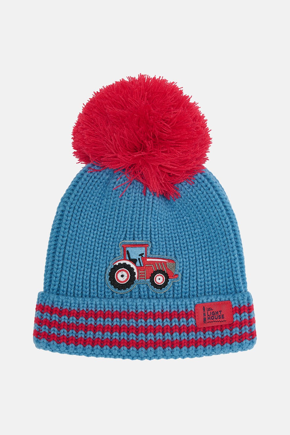Bobbie Bobble Hat - Red Tractor-Lighthouse
