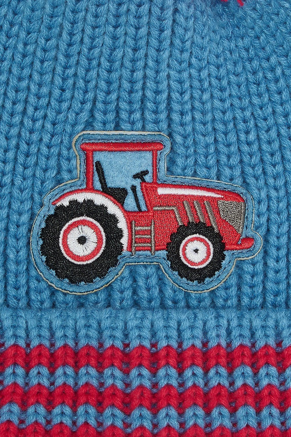 Bobbie Bobble Hat - Red Tractor-Lighthouse