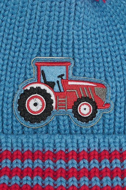 Bobbie Bobble Hat - Red Tractor-Lighthouse