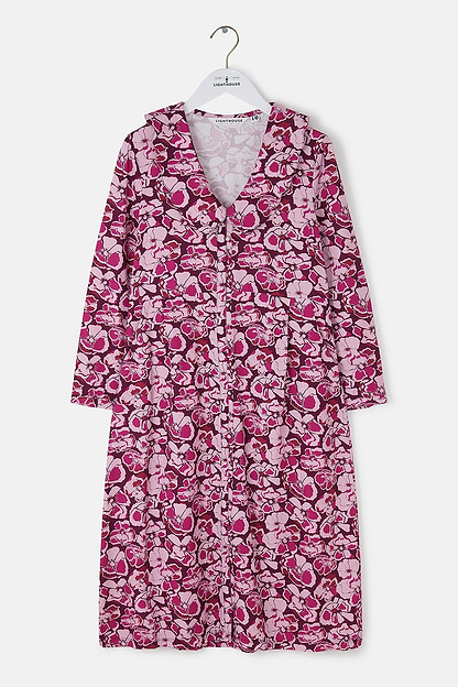 Bryony Dress - Cranberry Floral - Lighthouse