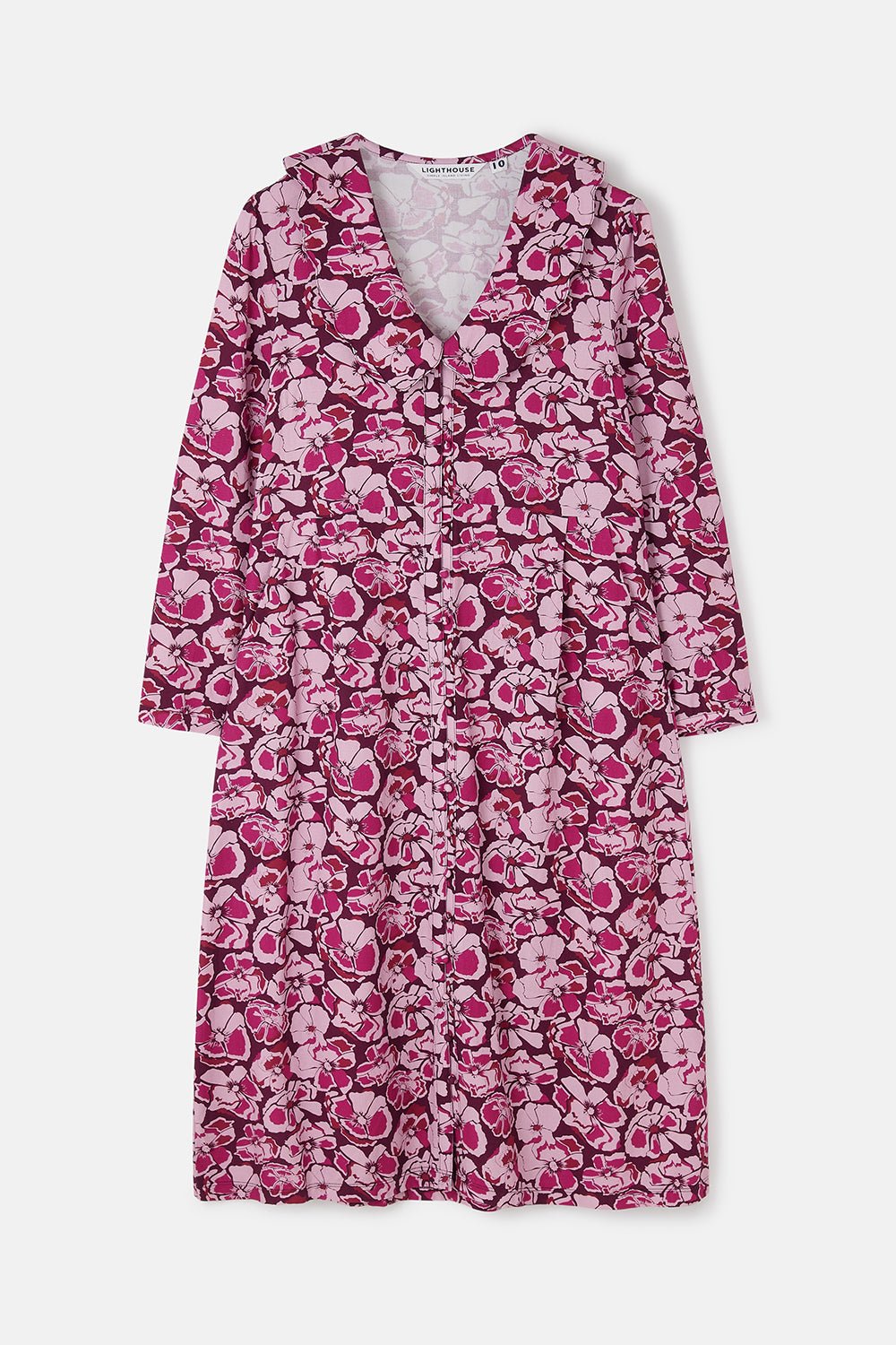 Bryony Dress - Cranberry Floral - Lighthouse