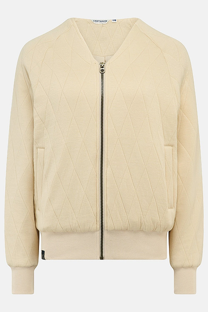 Carys Quilted Jacket - Cappuccino-Lighthouse