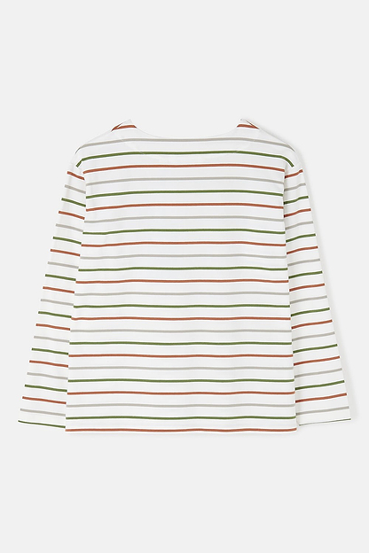 Causeway Breton Top - Sea Kelp Rust Stripe - Lighthouse