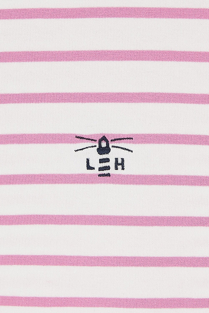 Causeway Tee - Pink Stripe - Lighthouse