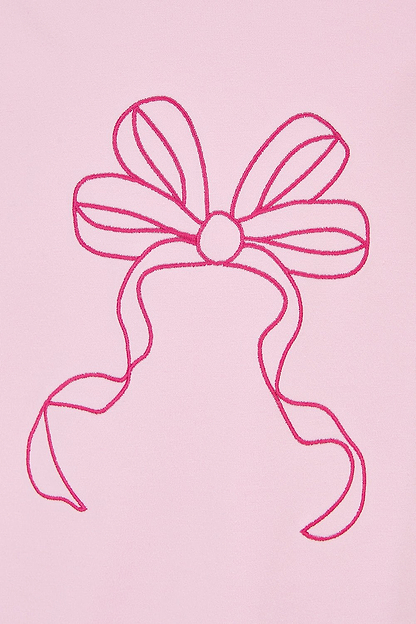 Causeway Tie Top - Pink Bow - Lighthouse