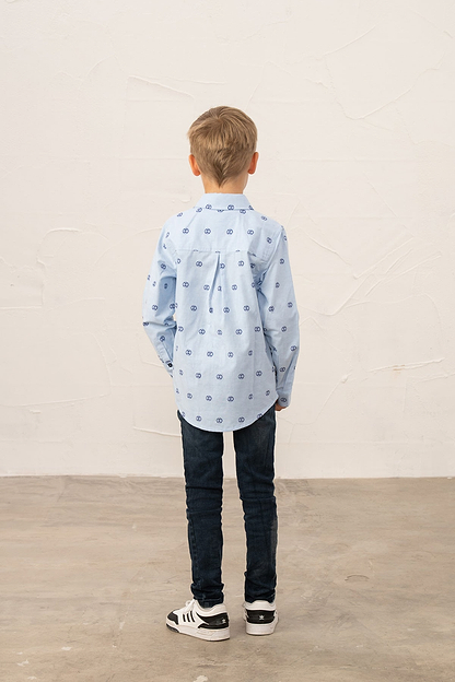 Charlie Shirt - Football Print - Lighthouse