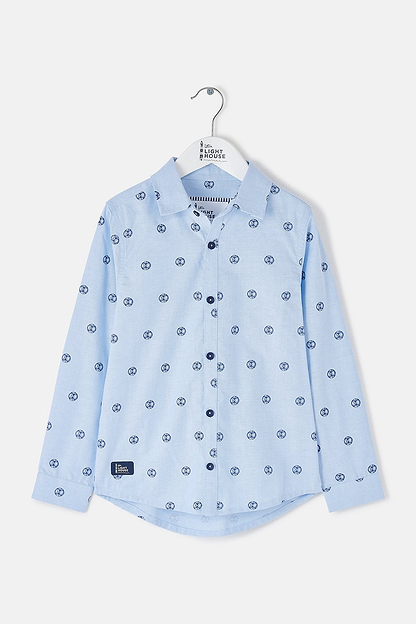 Charlie Shirt - Football Print - Lighthouse