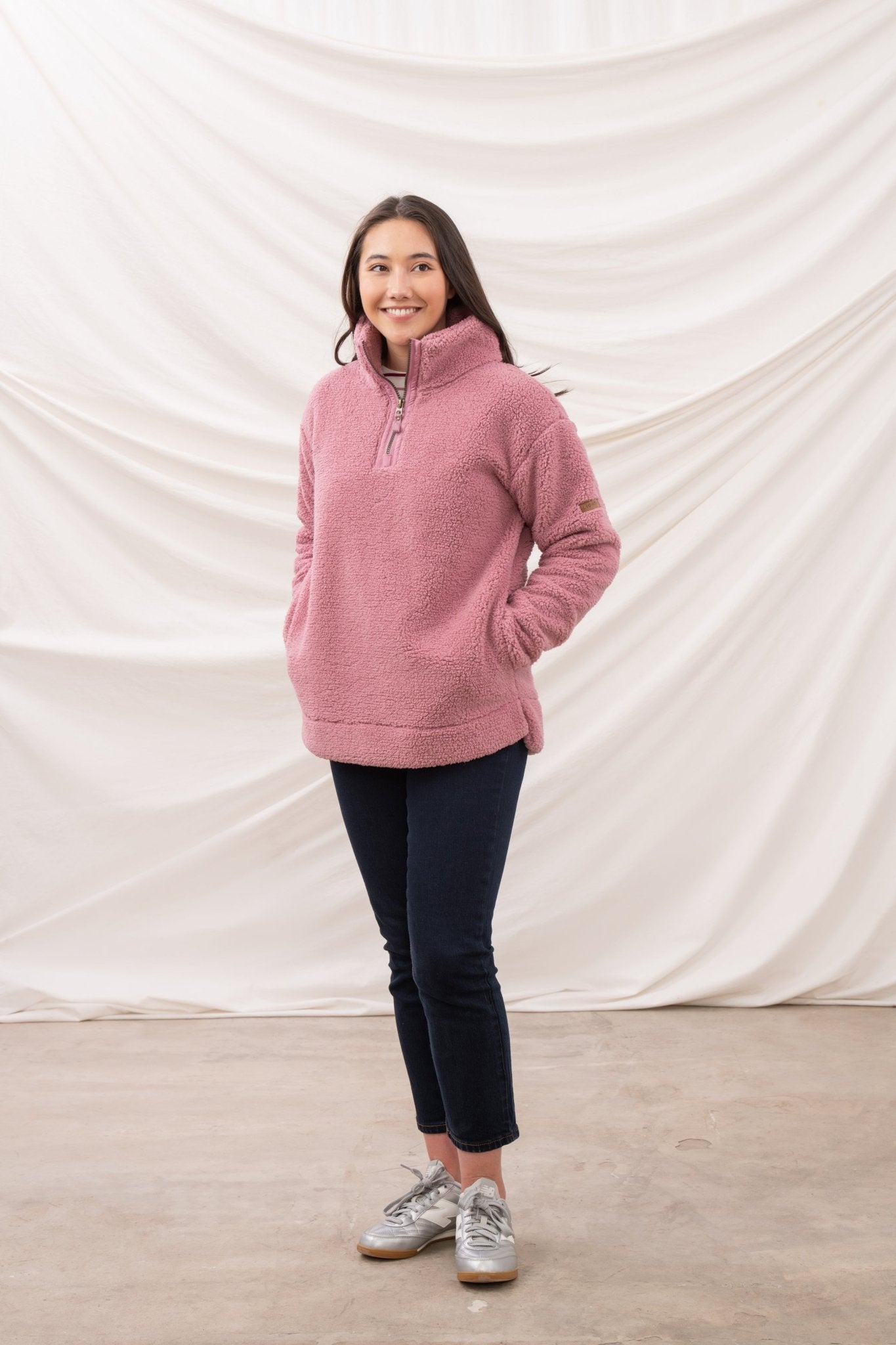 Coast Women's Bonded Fleece in lWild Rose | Lighthouse