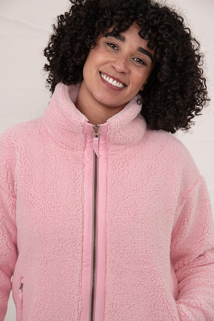 Cobh Fleece - Pink-Lighthouse