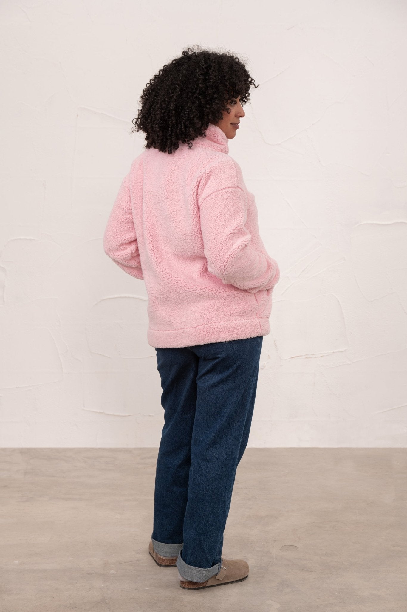 Cobh Fleece - Pink-Lighthouse