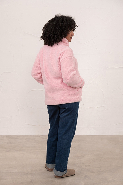 Cobh Fleece - Pink-Lighthouse