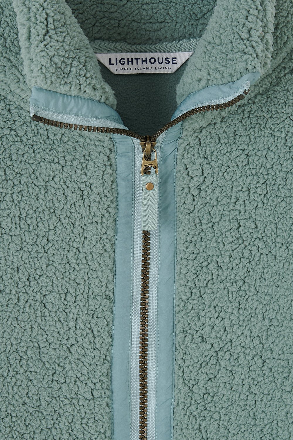 Cobh Fleece - Sage - Lighthouse