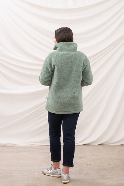 Cobh Fleece - Sage - Lighthouse