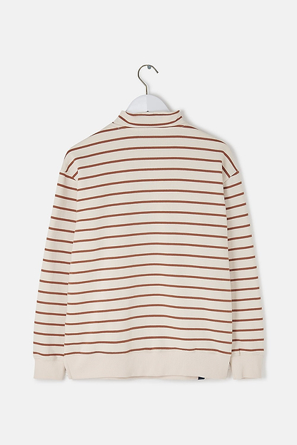 Coral Jersey - Rust Stripe - Lighthouse