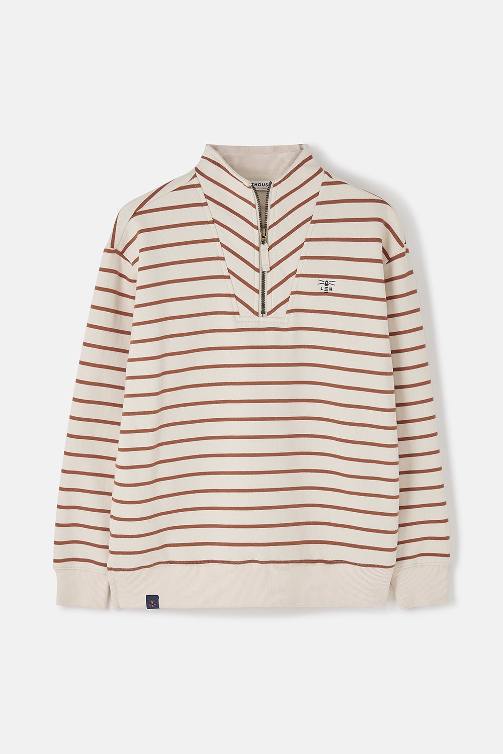 Coral Jersey - Rust Stripe - Lighthouse