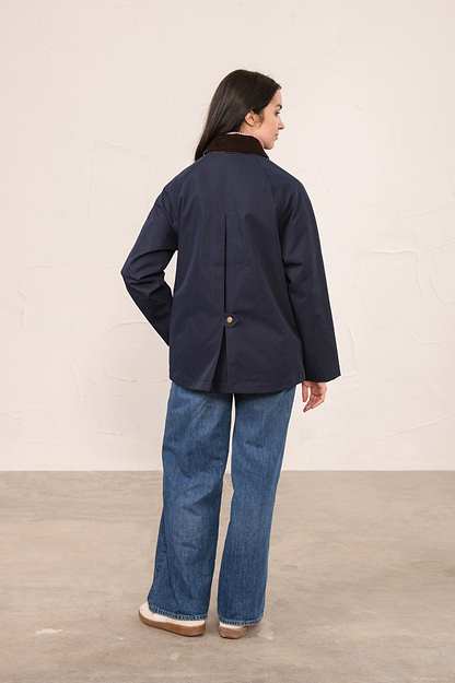 Devon Raincoat - Navy-Lighthouse