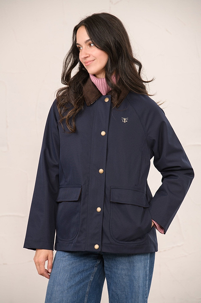 Devon Raincoat - Navy-Lighthouse