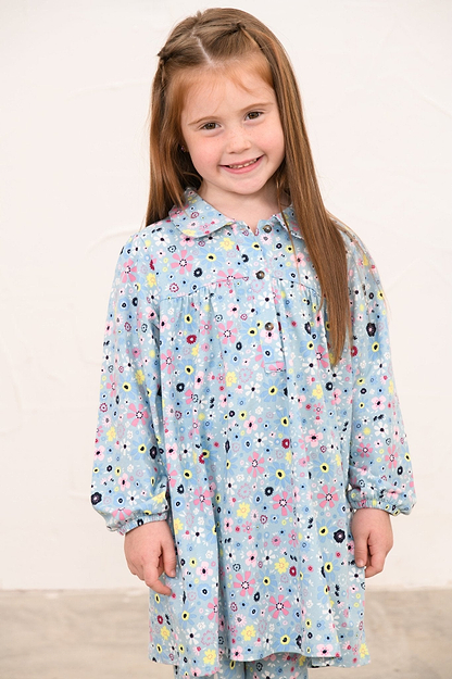 Erica Dress - Pastel Teal-Lighthouse