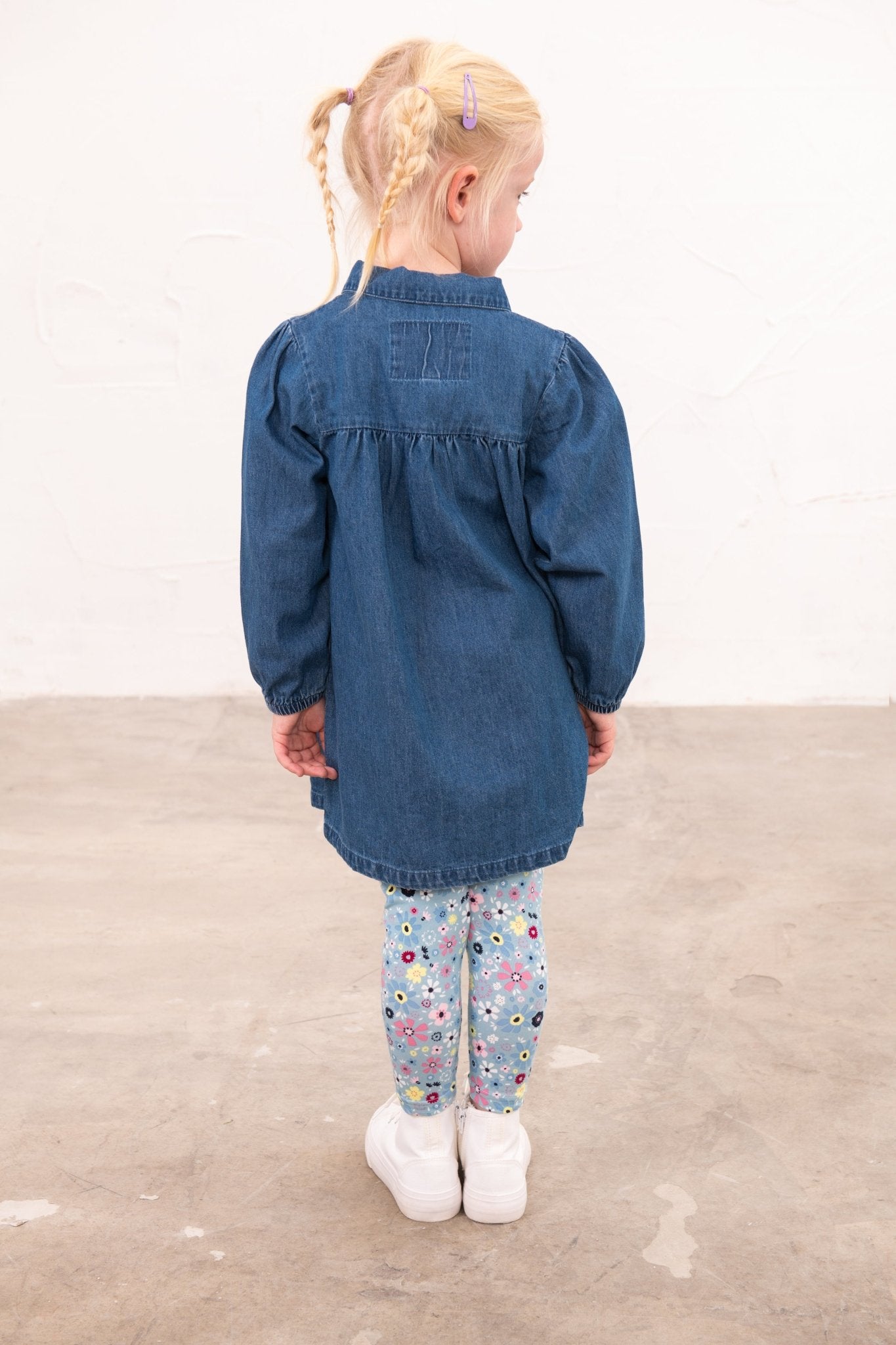 Erica Dress - Washed Denim-Lighthouse