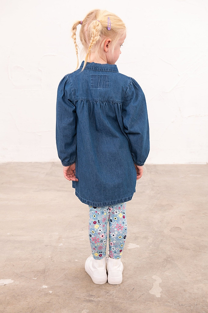Erica Dress - Washed Denim-Lighthouse