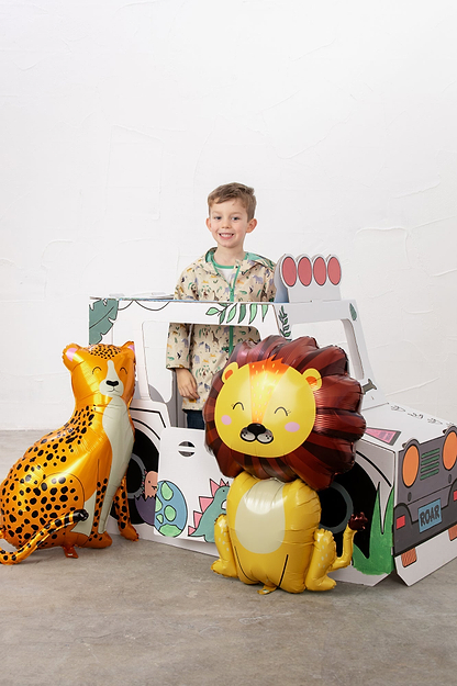 Ethan Jacket - African Plain Print - Lighthouse