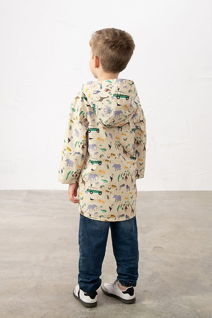 Ethan Jacket - African Plain Print - Lighthouse