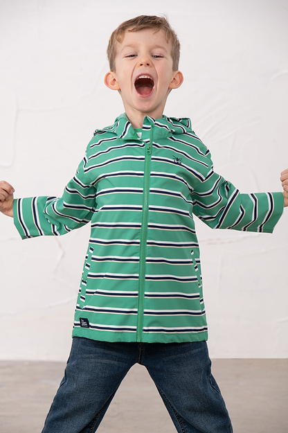 Ethan Jacket - Sea Green Stripe - Lighthouse