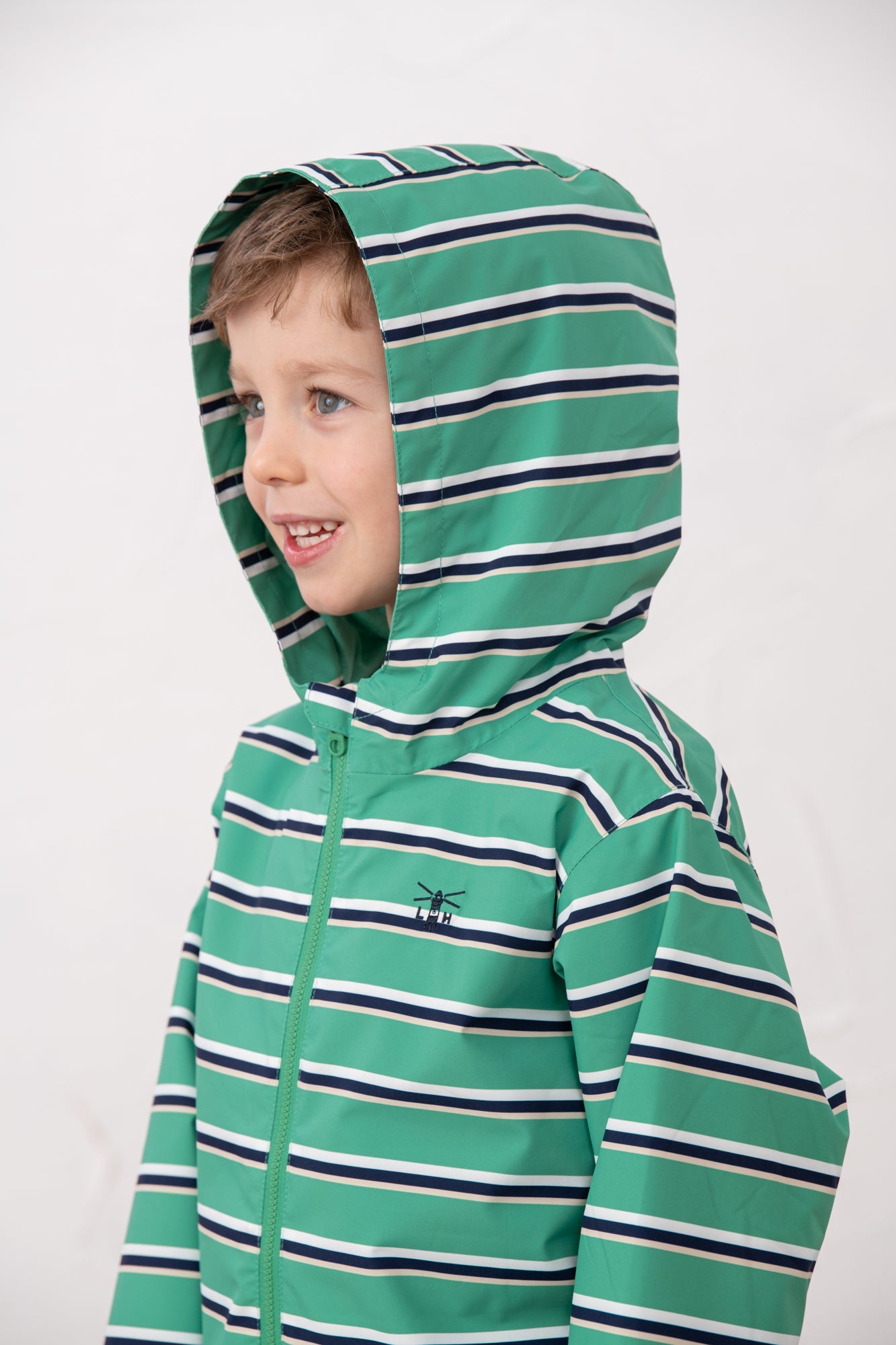 Ethan Jacket - Sea Green Stripe - Lighthouse