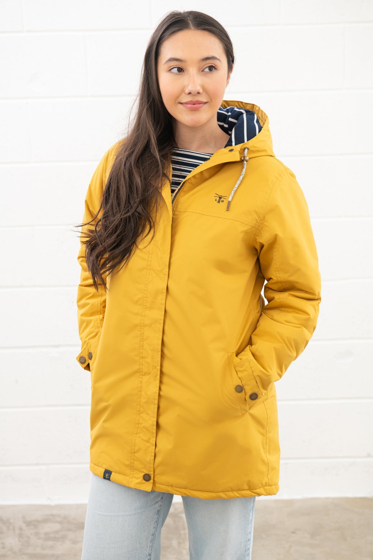 Eva Long Coat - Antique Gold - Lighthouse
