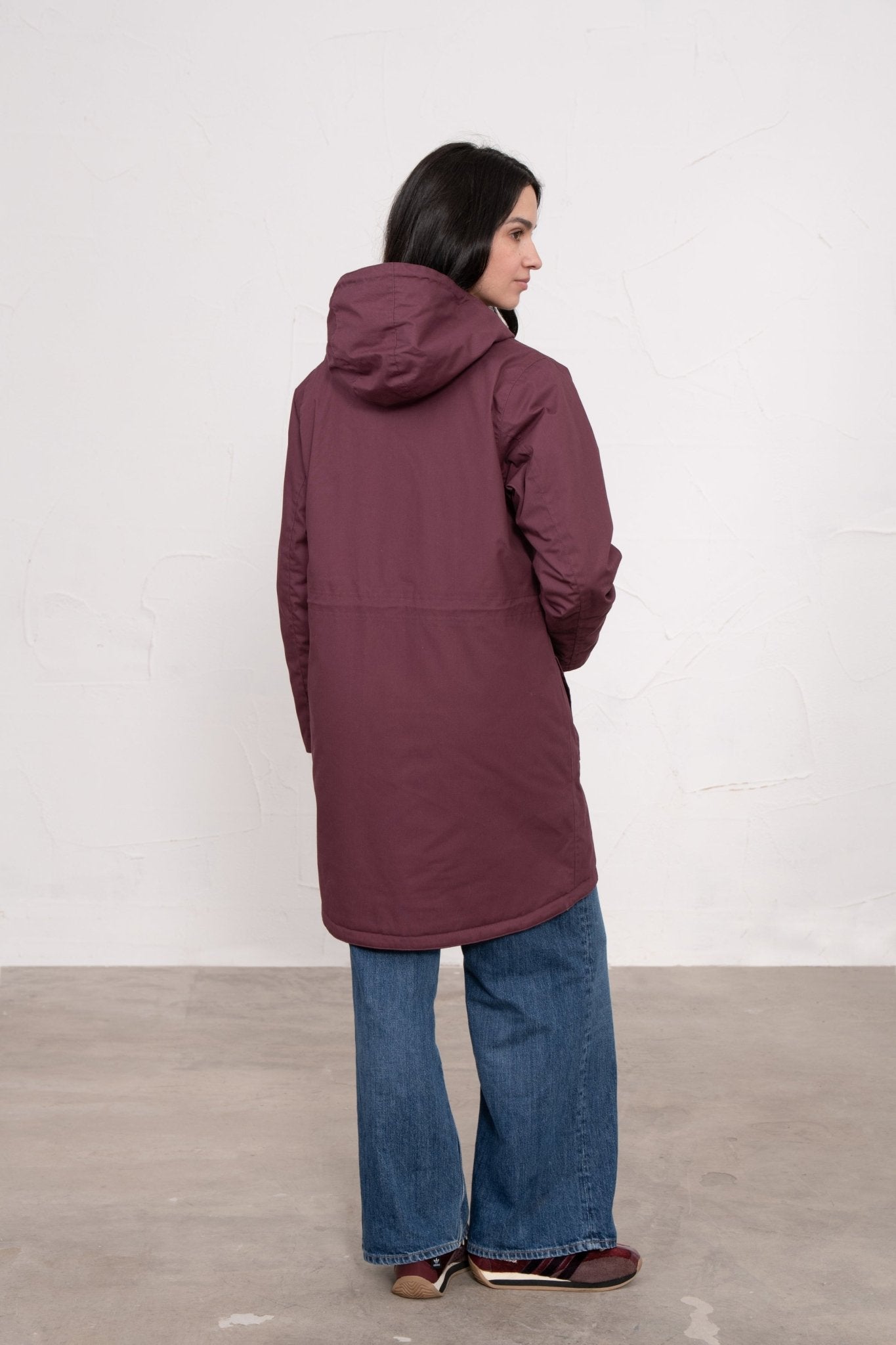 Fallon Coat - Damson-Lighthouse