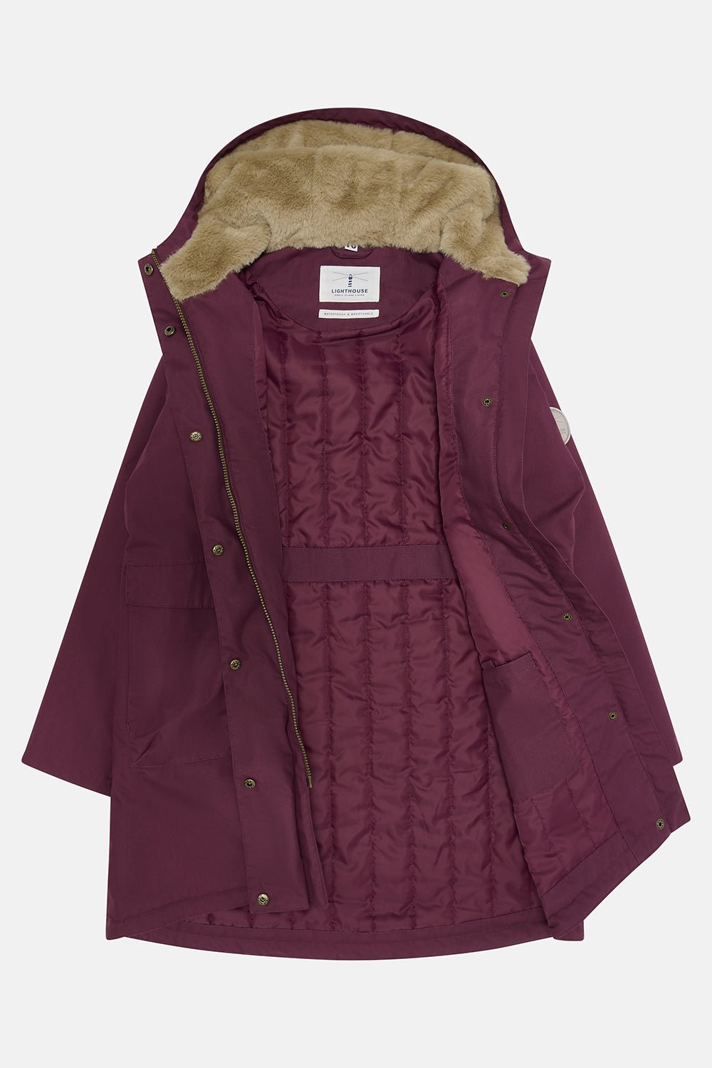Fallon Coat - Damson-Lighthouse