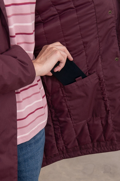 Fallon Coat - Damson-Lighthouse