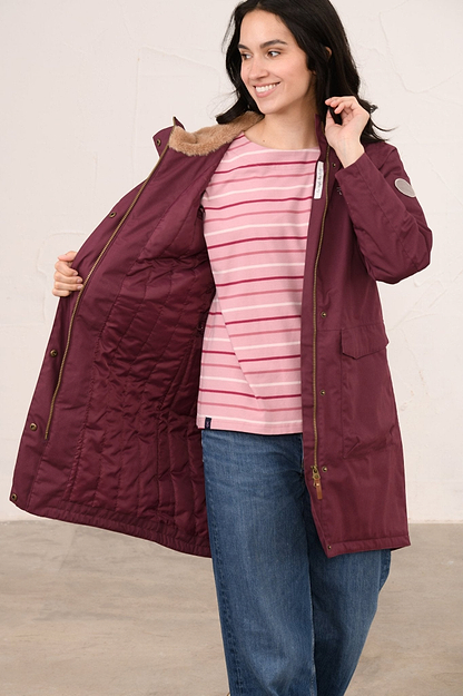 Fallon Coat - Damson-Lighthouse
