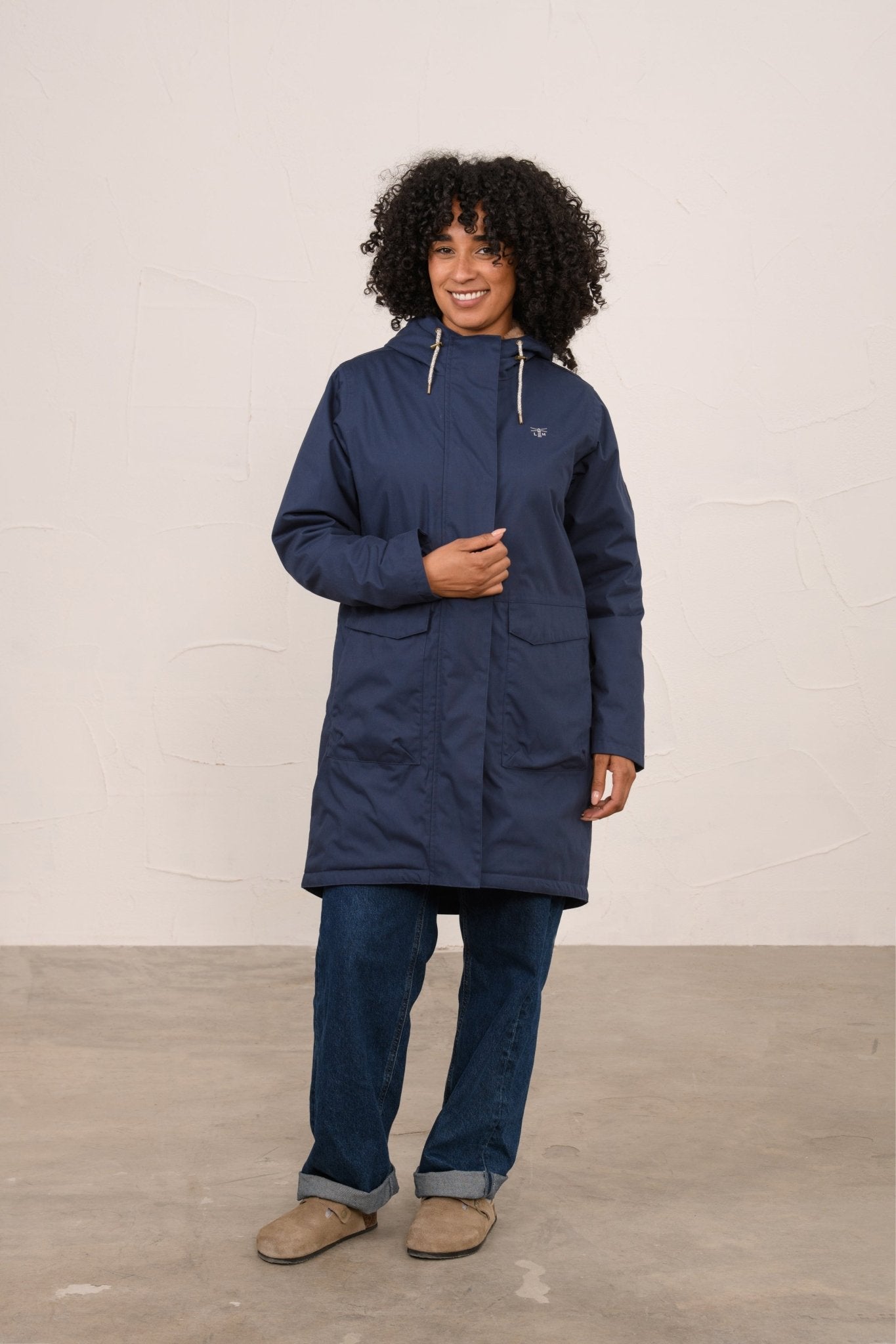 Fallon Coat - Navy-Lighthouse