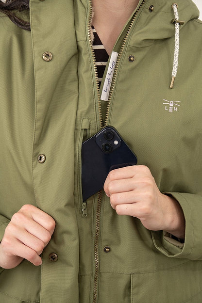 Fallon Coat - Olive-Lighthouse