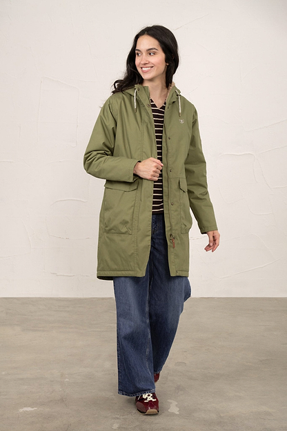 Fallon Coat - Olive-Lighthouse