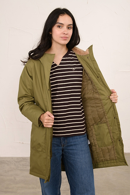 Fallon Coat - Olive-Lighthouse