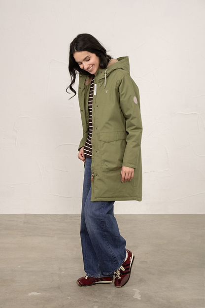 Fallon Coat - Olive-Lighthouse