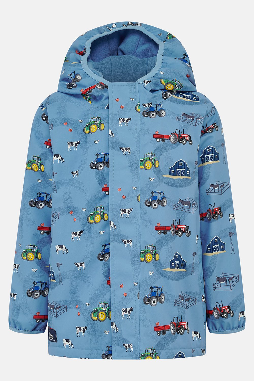 Finlay Coat - Farm Print-Lighthouse