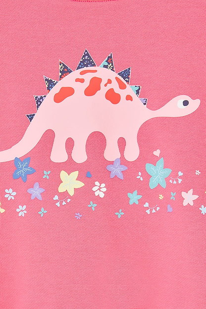 Flora Sweatshirt - Steggie Print - Lighthouse