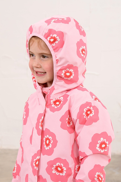 Freya Coat - Pink Flower-Lighthouse
